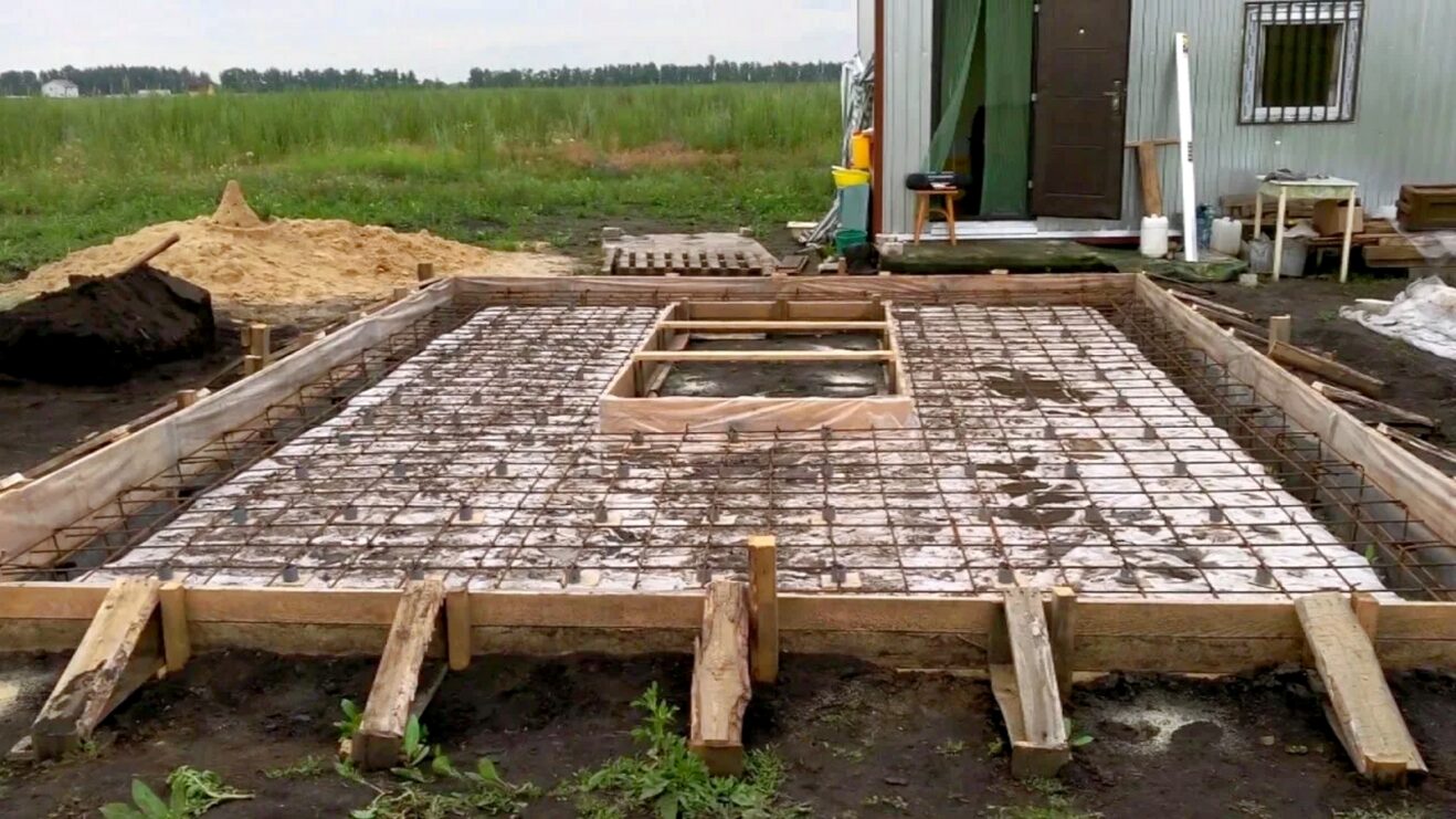 Баннер фундамент для гаража