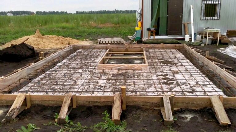 Баннер фундамент для гаража