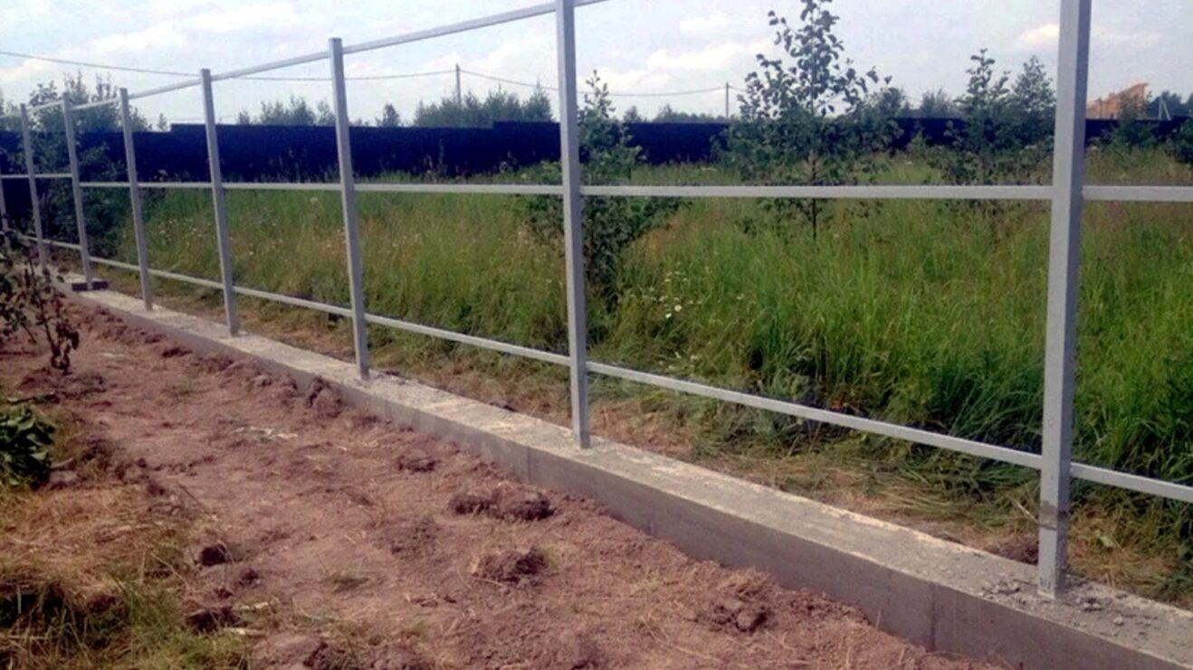 Баннер фундамент для забора