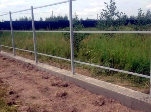 Баннер фундамент для забора