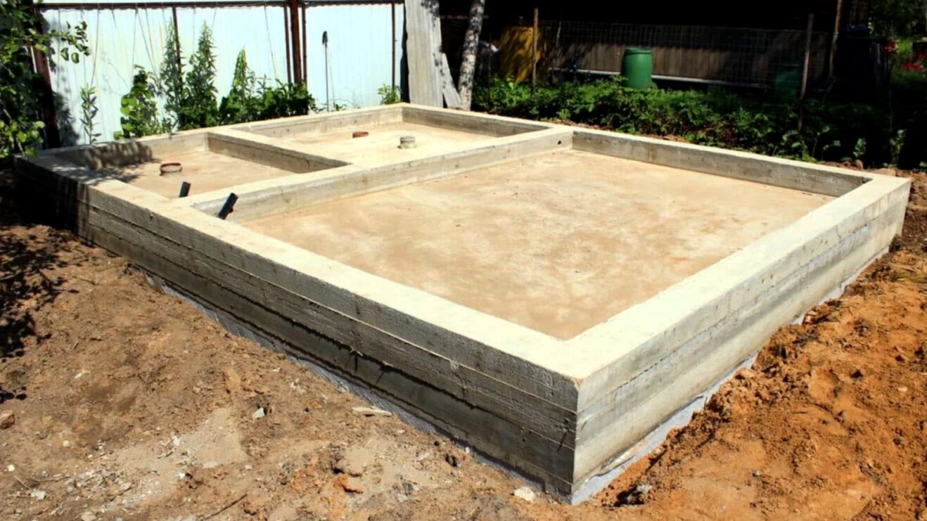 Баннер фундамент для бани