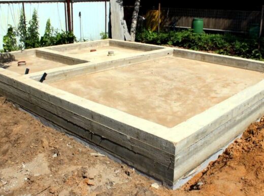 Баннер фундамент для бани