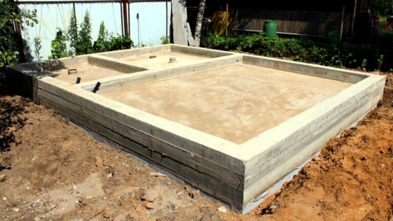 Баннер фундамент для бани