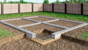 Фон для видео ленточного фундамента