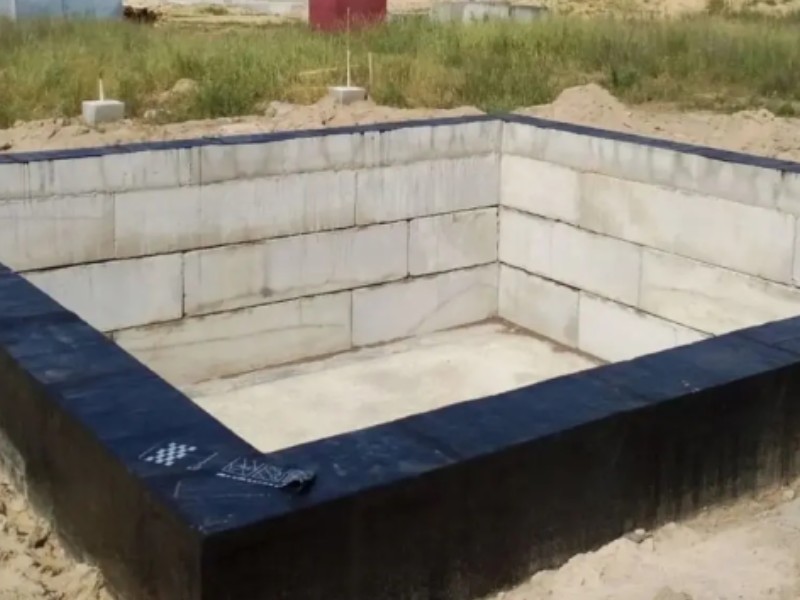 Фото 1 сборный фундамент из блоков