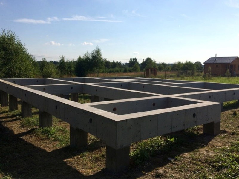 Фото 1 ростверк на сваях