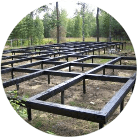 Фото 2 свайно винтовой фундамент