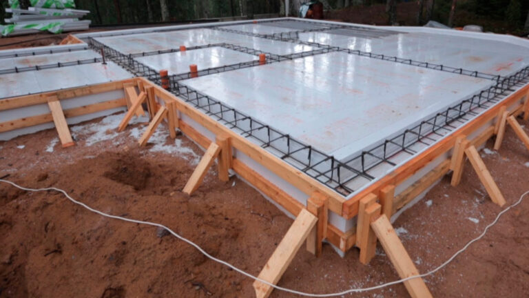 Фото фундамент монолитная плита