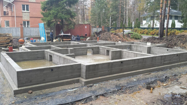 Фото фундамент с цоколем