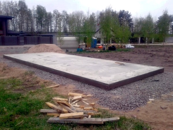 Фото монолитный фундамент для гаража