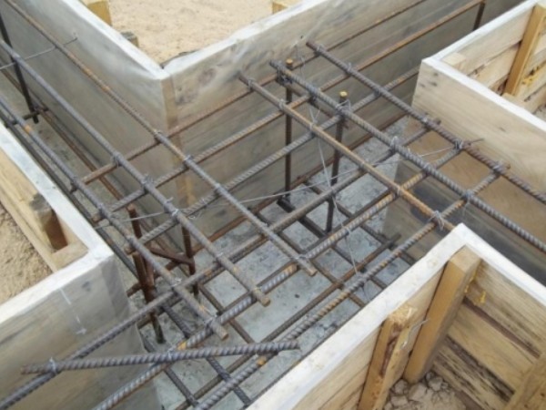 Фото монтаж арматуры под фундамент