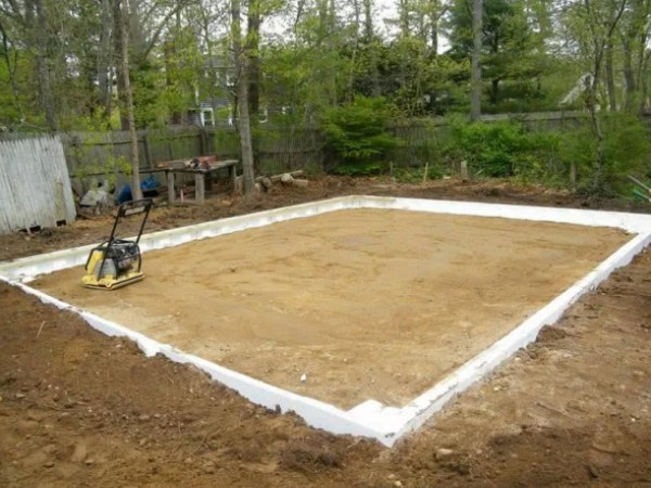 Фото подготовка участка под фундамент