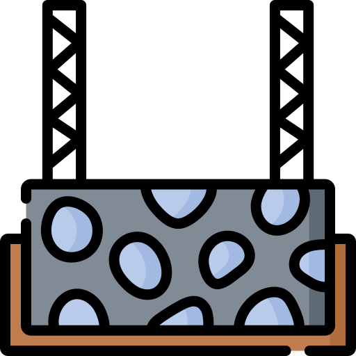 Иконка фундамент монолитная плита