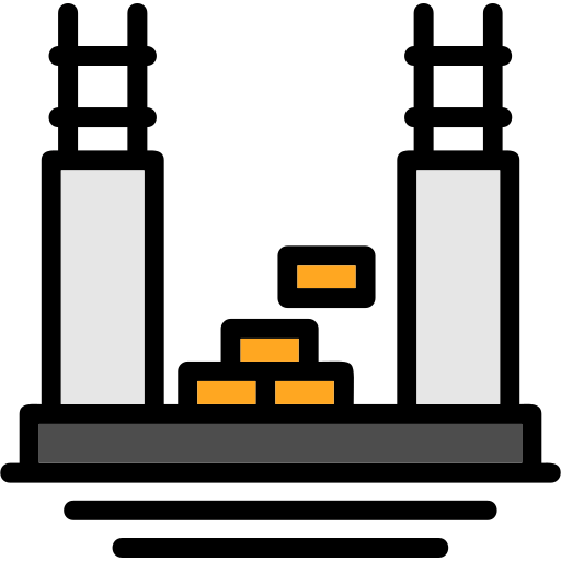 Иконка ростверк на сваях